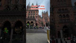 Icons of London 🇬🇧 St Pancras Station England United Kingdom Great Britain travel trains [upl. by Bord]