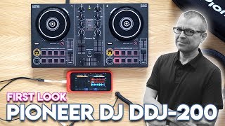 Pioneer DJ DDJ200 First Look  DJ with Spotify and Beatport Link streaming [upl. by Eugilegna]