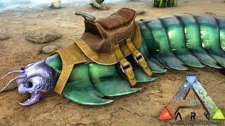 Taming arthropleura in ark mobile arkmobileseries arkmobile [upl. by Merrile]