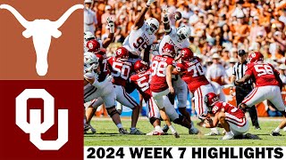 Oklahoma Sooners vs Texas Longjorns FULL GAME 10122024 Week 7  2024 College Football [upl. by Filberte]