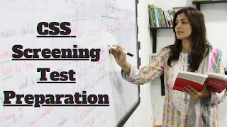 CSS Screening Test Preparation Complete English Syllabus MPT Exam CSS Exams [upl. by Idoux117]