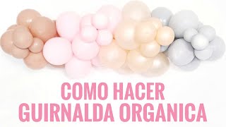 Cómo hacer GUIRNALDA DE GLOBOS prolija  sin cinta perforada [upl. by Nash]