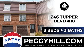 UPDATED MULTILEVEL TOWNHOME MINUTES FROM EVERYTHING ALLISTON HAS TO OFFER  246 Tupper Blvd 18 [upl. by Certie865]