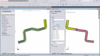 SOLIDWORKS Tutorial Unbend a Bent IBeam [upl. by Bahner]