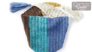 Crochet Quick amp Easy Kerchief  EASY  The Crochet Crowd [upl. by Happ]