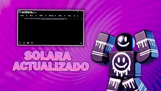 ACTUALIZADO🚀Best Executor Roblox  °Solara° PC Actualizado indetectable  NO KEY 🔑 [upl. by Cherilynn]