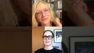 Cate Blanchett and Sarah Paulson live Instagram stream May 19th 2020 [upl. by Irbmac]