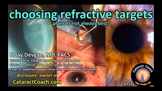 choosing refractive targets in cataract surgery [upl. by Duck]