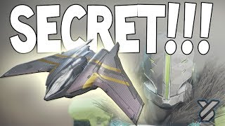 DESTINY 2  SECRET HIDDEN SHIP EASTER EGG  TOWER TRICK [upl. by Benkley719]