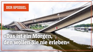 Brückeneinsturz in Dresden  DER SPIEGEL [upl. by Noraf]