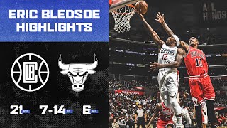 Eric Bledsoe 21 PTS 6 REB Made Plays and Brought the Energy vs Chicago Bulls  LA Clippers [upl. by Noy]