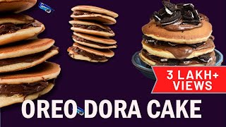 Dora cake recipe  dorayaki cake  oreo Dora cake recipe youtube shorts [upl. by Mad742]