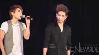 100821 SHINee Onew ft Ryeowook  The Name I Loved at SM Town Concert 2010 HD latest [upl. by Leahcam]