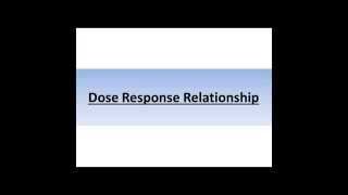 quotDose Response Relationshipquot Explained in a Simple Way [upl. by Ahsirahc225]