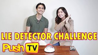 Lie Detector Challenge with Majoy Apostol and Jomari Angeles  PUSH TV [upl. by Enitsuga]