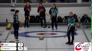 Autumn Gold Curling Classic Draw 1  Galusha vs Englot [upl. by Harbed272]