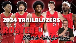 The Roster For the Portland Trailblazers 2024 Season [upl. by Maggy]