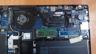 Dell Latitude 5480 Memory SSD upgrade Dell Latitude 5480 Disassembly [upl. by Adirahs]