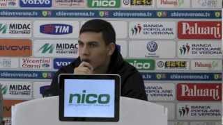 Rueda de prensa de Leandro Paredes en ChievoVerona  Esp [upl. by Ainival929]