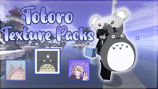 Totoro Themed Texture Packs  Solo Bedwars Commentary [upl. by Nnaylrebmik920]