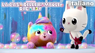 La festa tutta bolle di Gattocorno con Siregatta  LA CASA DELLE BAMBOLE DI GABBY  Netflix [upl. by Adnilg271]