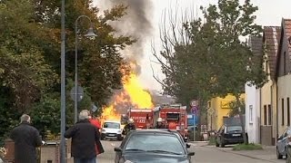 Gasexplosion in Ludwigshafen Ein Toter viele Verletzte [upl. by Anaer]