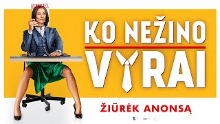 Lietuviška komedija KO NEŽINO VYRAI 2022  kinuose nuo rugsėjo 16 d  anonsas [upl. by Eidarb]