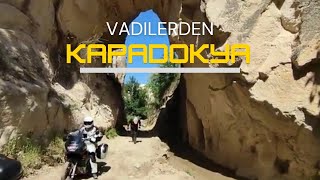 Motosikletle Kapadokyaya Vadiden SürdükÜrgüp crf250rally Cappadocia valley ürgüp [upl. by Blinni]