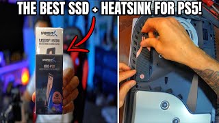 Sabrent Rocket 4 Plus PS5 SSD Install  THE BEST SSD  Heatsink For Playstation 5 [upl. by Ernesta]