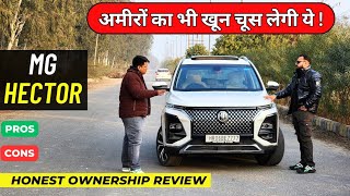 New MG Hector Facelift 2024  Ownership Review  MG Hector Pros And Cons [upl. by Digirb]