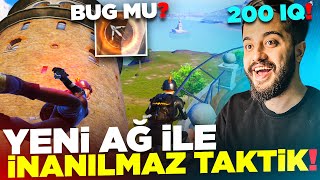 GALATA KULESİNE DIŞINDAN TIRMANMAK Ban Riskli AĞ İLE AKIL ALMAZ TAKTİKLER BULDUK PUBG Mobile [upl. by Araihc]