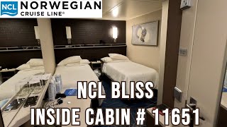 NCL Bliss Inside Cabin 11651 [upl. by Gyasi]