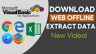 VBA to take Web Page Offline and Extract Data New Video [upl. by Yellah76]