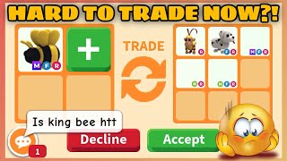 ✨😍 18 LATEST OFFERS FOR MEGA KING BEE BUT ARE THEY REALLY HARD TO TRADE NOW RICH SERVER adoptme [upl. by Llennehc]