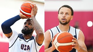 Team USA Basketball Scrimmage Practice With LeBron James amp Stephen Curry 2024 Team USA [upl. by Tirzah]