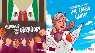 ME CANSO GANSO 🦆🇲🇽 AMLO Y SU DESPEDIDA ✋ LOS MEJORES MEMES 😂🎉 [upl. by Aihsemat146]