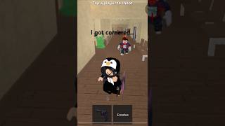 i got cornered mm2 roblox murdermystery2 mm2roblox [upl. by Ocirnor]