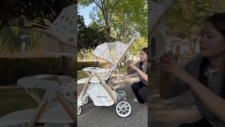 Part 289 Twoway push Baby stroller high view Baby stroller 06 years old [upl. by Yeruoc62]