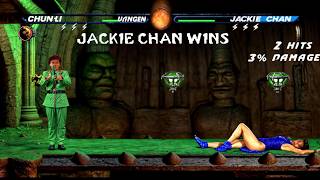 Epic Showdown in Mortal Kombat chun li vs jackie chan [upl. by Drhacir]