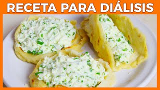 RECETAS para pacientes en HEMODIALISIS 💉GORDITAS DE REQUESÓN 🤤Facil y rapido  Junica IRC [upl. by Gnot]