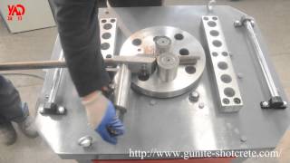 GW40 GW50 Rebar BenderSteel Bar Bending Machine Working Video [upl. by Jeffie445]