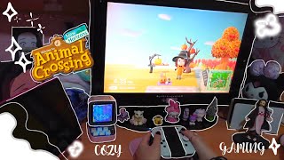 ✿ ✦ Playing Animal Crossing on a Foggy Day ☁️ Gameplay ASMRCustom Design making ✧ ✿ [upl. by Aicital469]