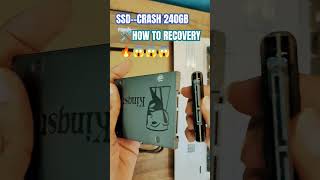 SSD😱CRASH HOW TO RECOVERY👉 PROCESS ⛏️ shortvideo shortvideo recoveryispossible solution [upl. by Huan66]