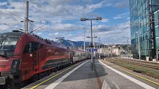 Einfahrt des nightjet 235234 am 16072024 in Salzburg Hbf [upl. by Marsh]