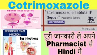 Cotrimoxazole tablet  Cotrimoxazole  Septran uses side effects DosageContraindication [upl. by Leihcey]