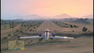 GTA 5 Shamal Flying Airport to Airport [upl. by Ymerrej]