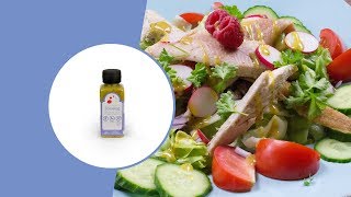 Vissalade met Mosterd Dille Dressing  Koolhydraatarm Recept  Protiplan [upl. by Allene]