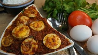 Egg kurma in Tamil  Muttai Kulambu  முட்டை குழம்பு [upl. by Sandye477]