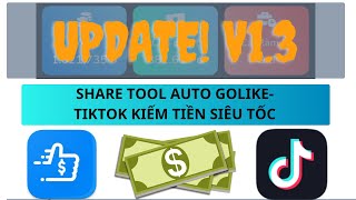 Share Tool auto golike Ver130 mới nhất fix all lỗi kiếm tiền siêu tốc [upl. by Olemrac]