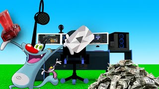 Roblox Oggy Got 1 Billion Subscriber With Jack in Youtuber Life [upl. by Airreis183]